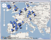 Mappa in tempo reale Febbre Suina
