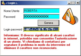 Generazione password LoginFGP