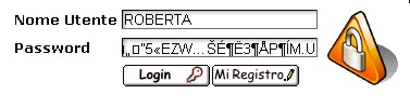 Inserimento password rigenerata sito FGPSoftware